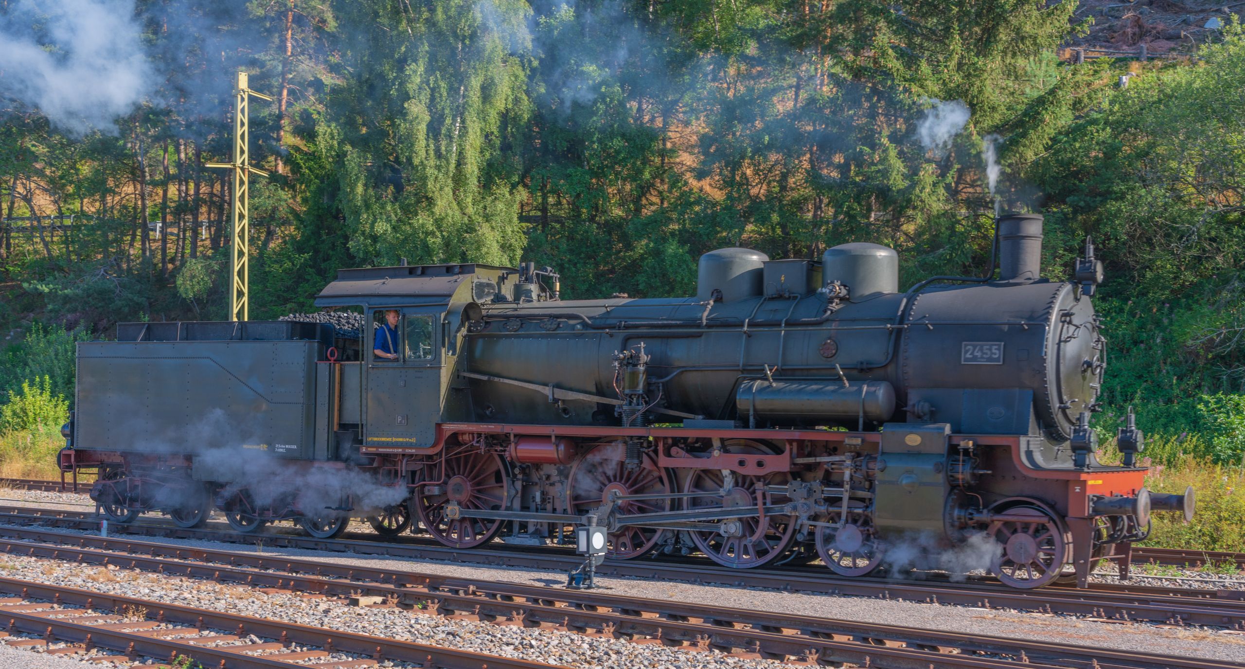 The Prussian P 8, later Reichsbahn class 38, is the most numerous steam passenger locomotive of all times.