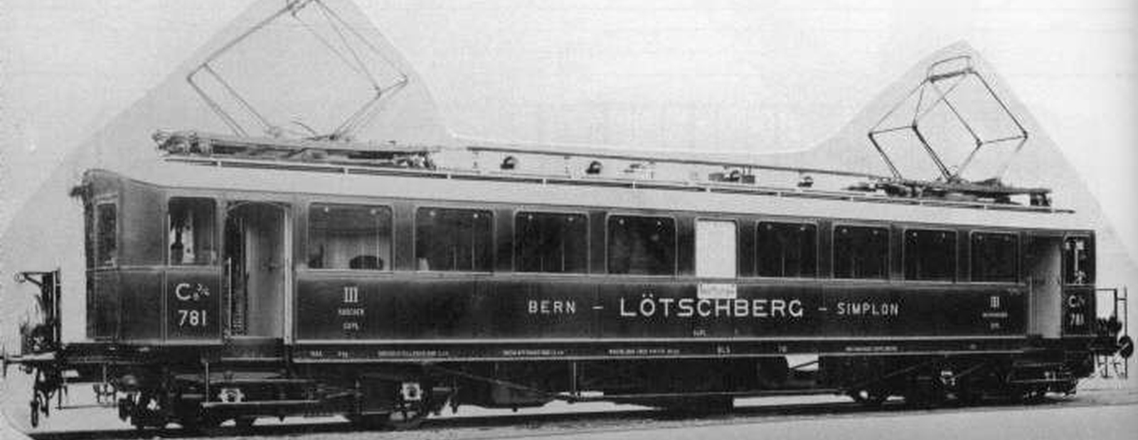 The first vehicle built, No. 781