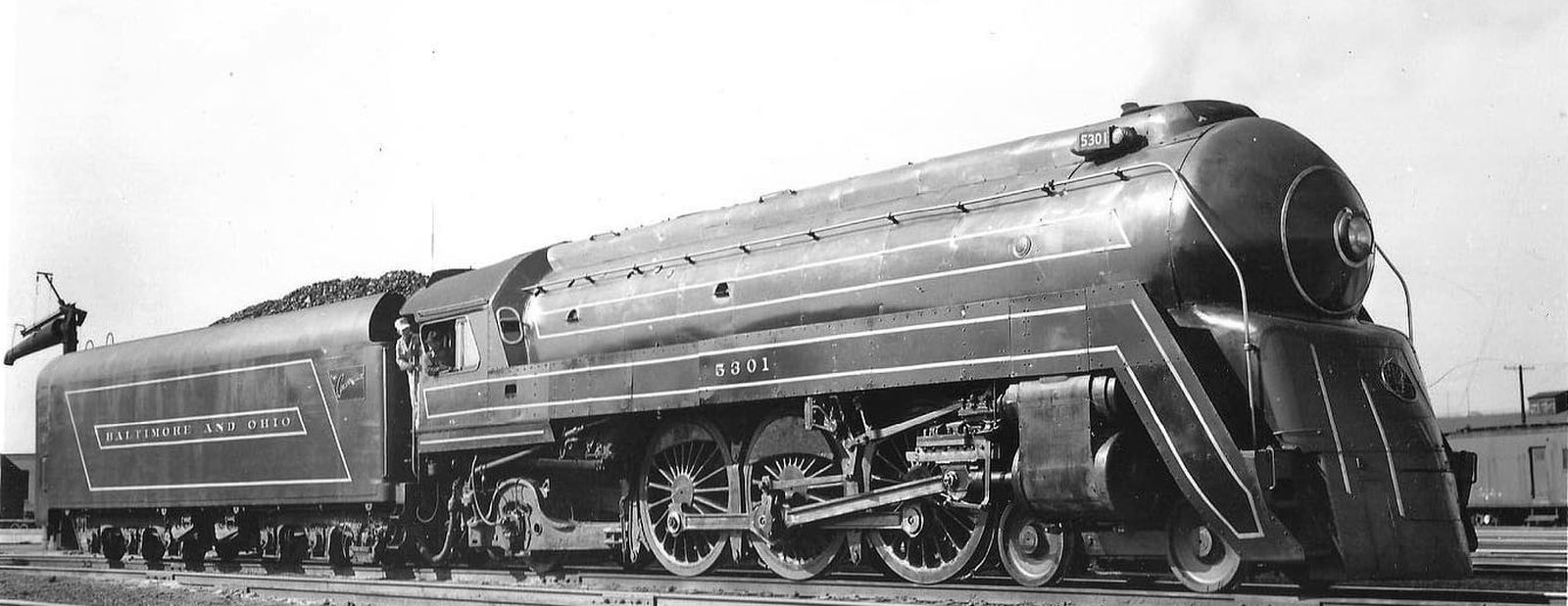 No. 5301 “President Adams” with streamlined fairing