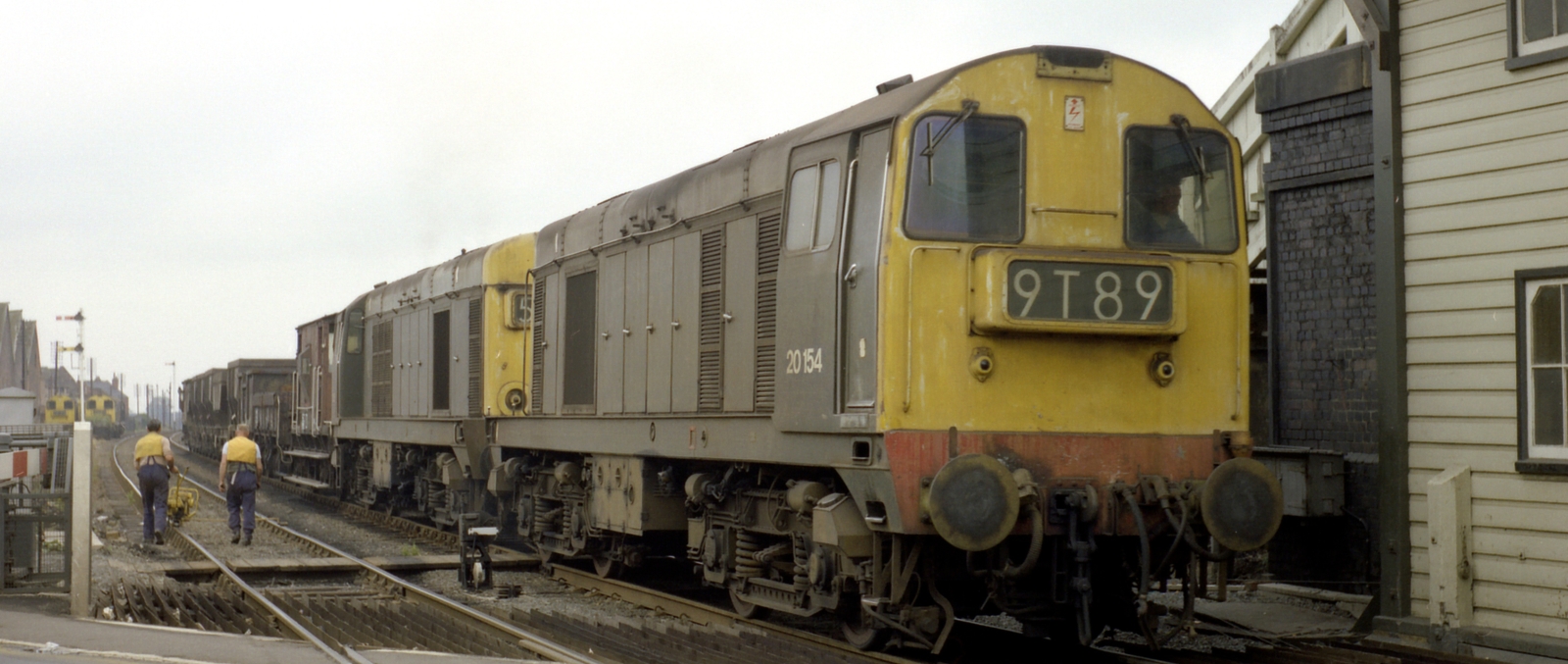 20154 and 20155 forming one of the typical pairs in July 1975 in Coalville