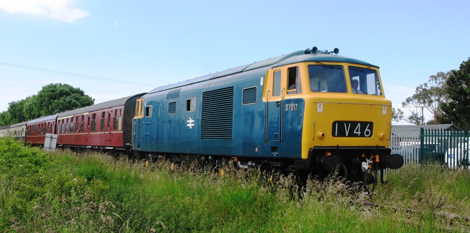 Preserved D7017 in June 2009 on the West Somerset Railway