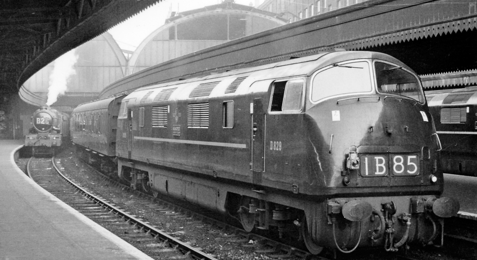 D829 Magpie in October 1961 with an express train bound for Plymouth at London-Paddington
