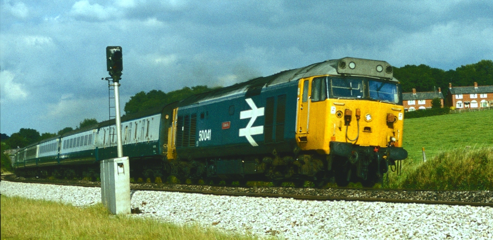 50041 en route from Whiteball Summit to Exeter