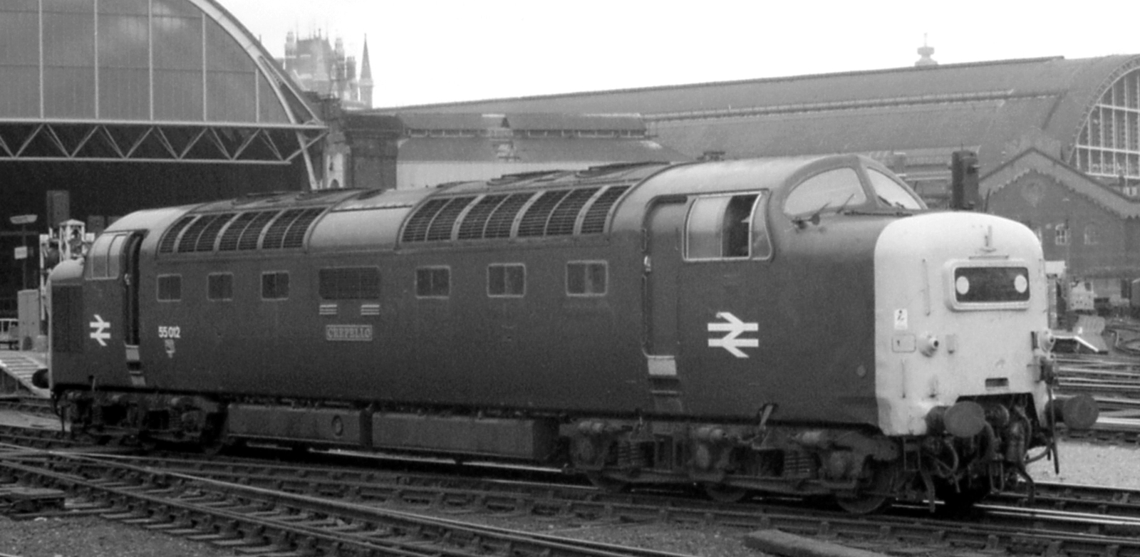 55012 in 1976 at London King's Cross