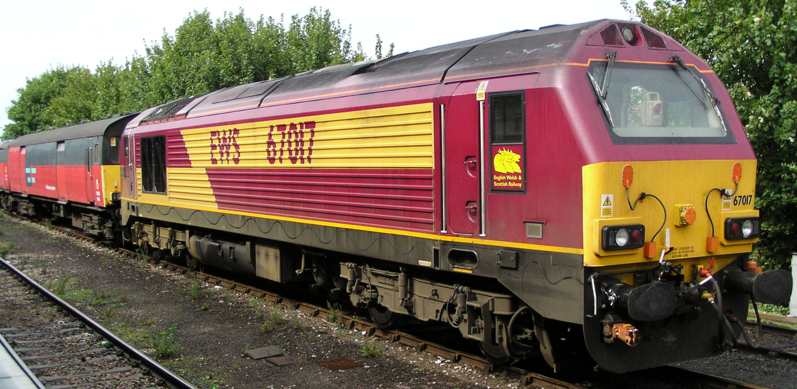 EWS 67017 “Arrow” in August 2003 at Plymouth