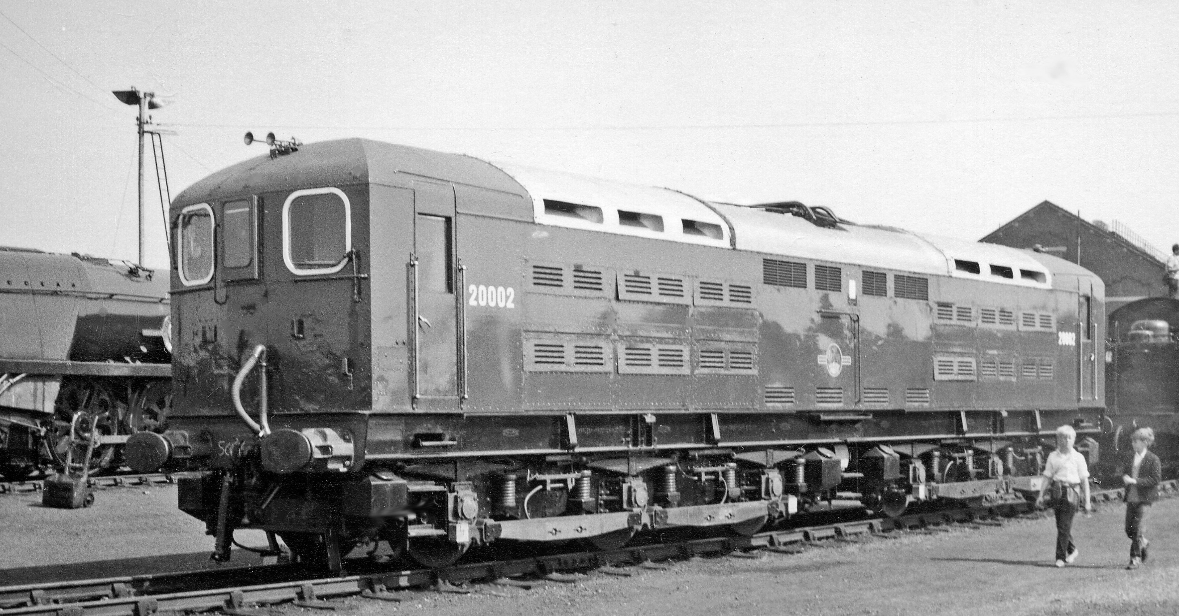 20002 im August 1964 beim Tag der offenen Tür im Werk Eastleigh