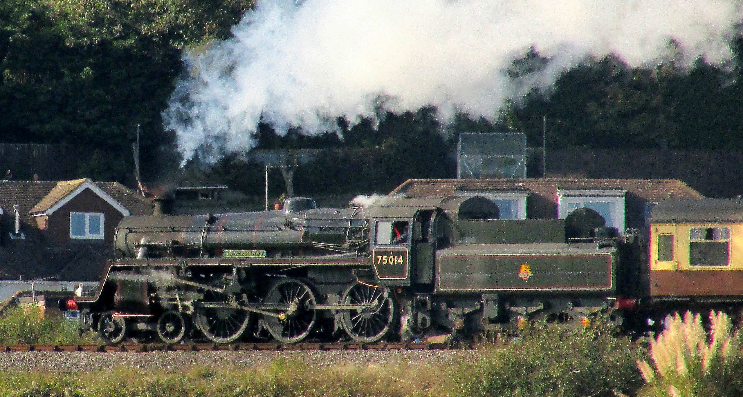 No. 75014 “Braveheart” in Octover 2021 near Broadsands