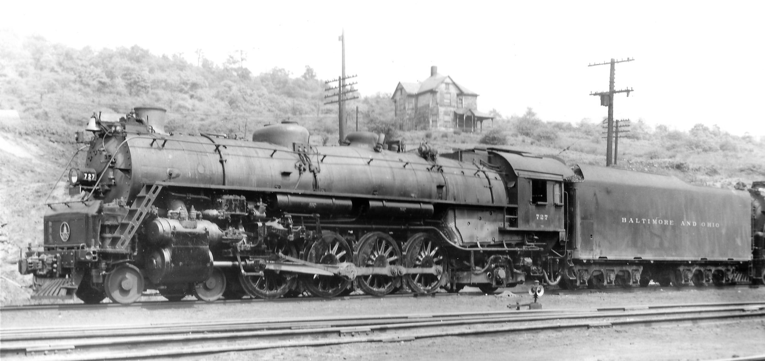 No. 727, ex 5586, after its renumbering in the late fifties