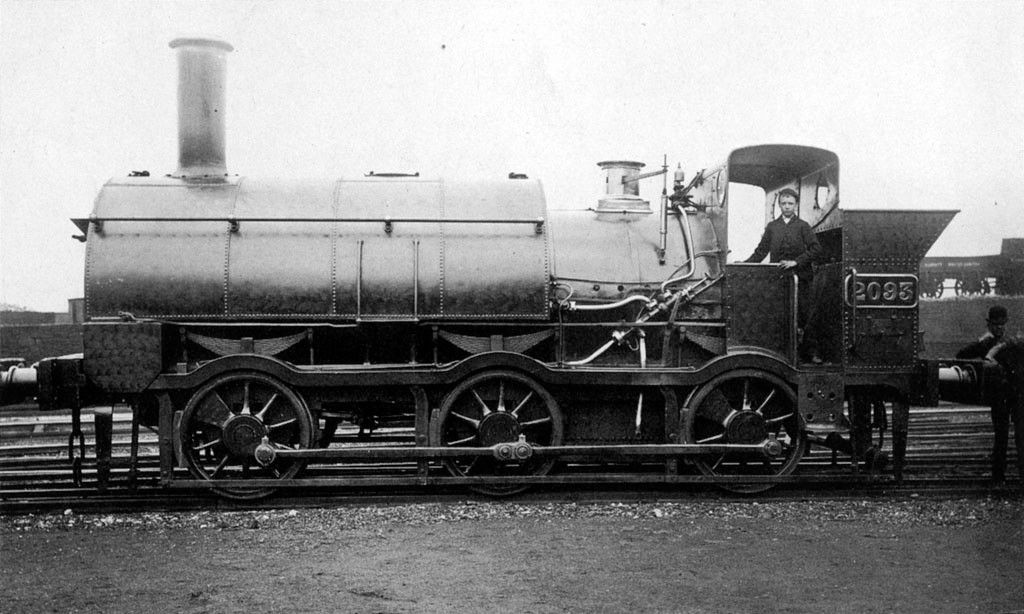 Broad gauge GWR No. 2093, ex B&ER No. 76