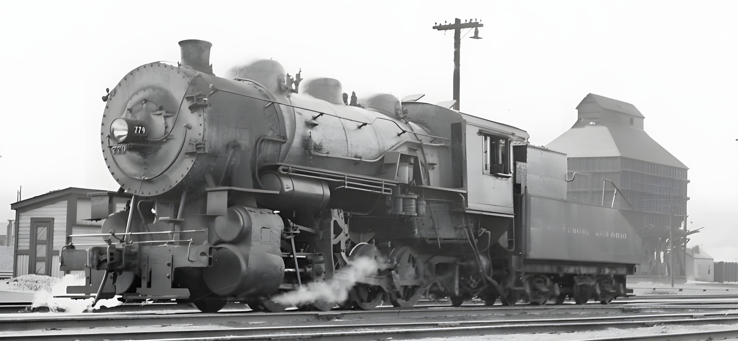 No. 779 in November 1954 at Riker yard in Punxsutawney, Pennsylvania