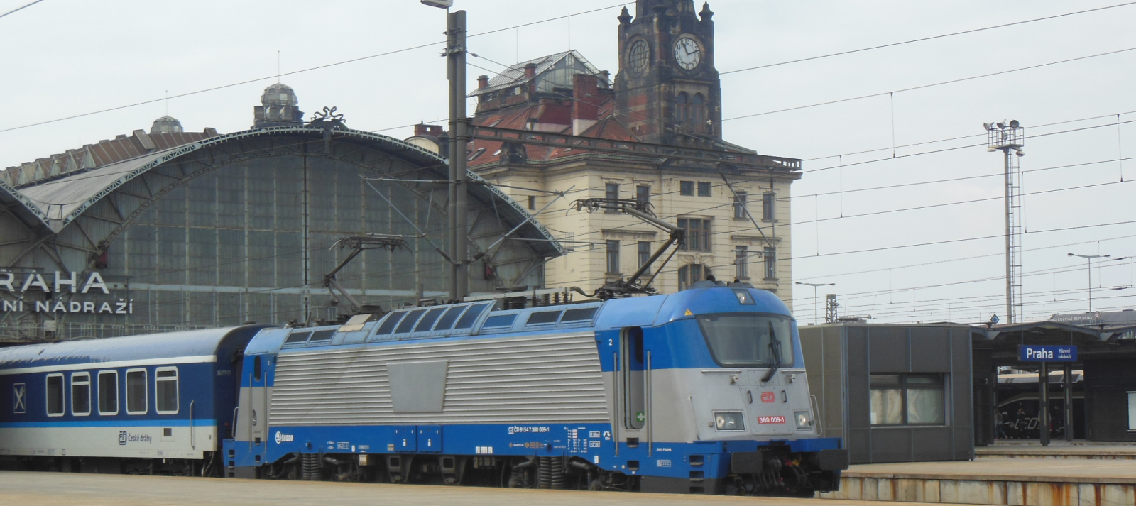ČD 380 009 in April 2014 in Prague