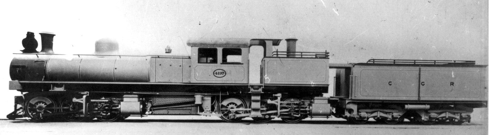 CGR No. 800 on a factory photo with serial number 4197 written on it
