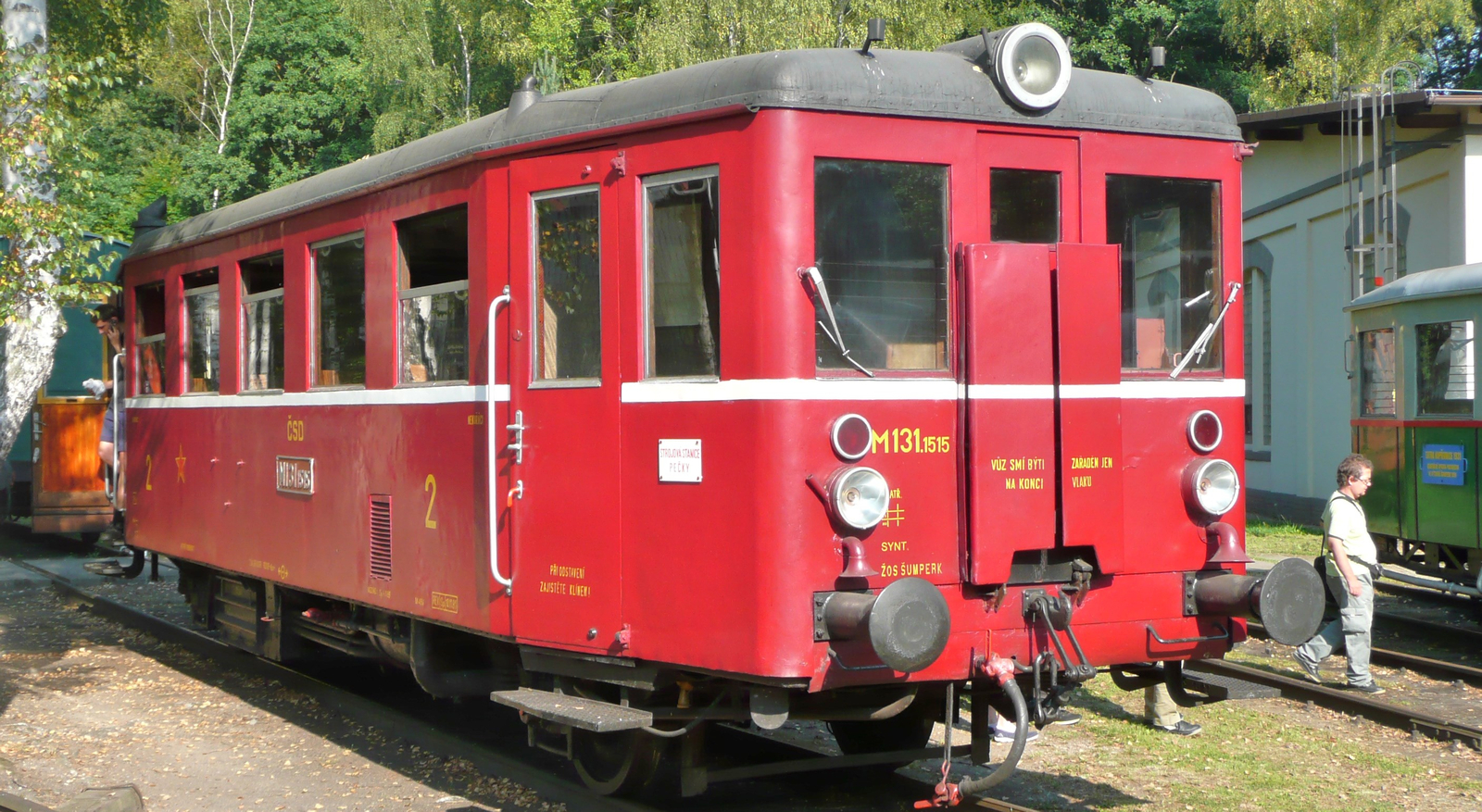 M 131 1515 in September 2015 in the Lužná u Rakovníka Railway Museum