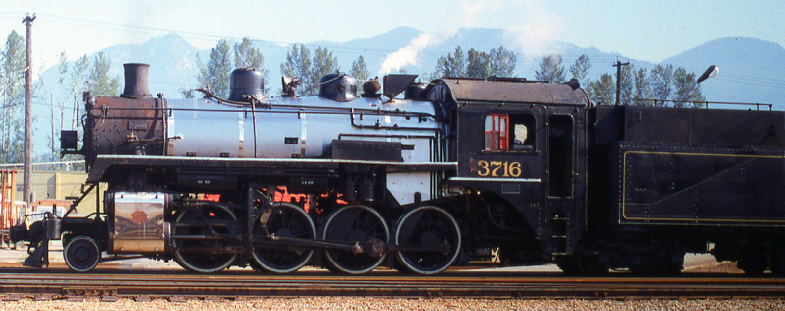 No. 3716 in July 1986 in North Vancouver, British Columbia