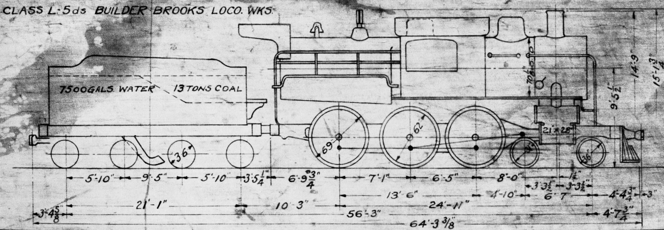 Schematic drawing of the L-5ds