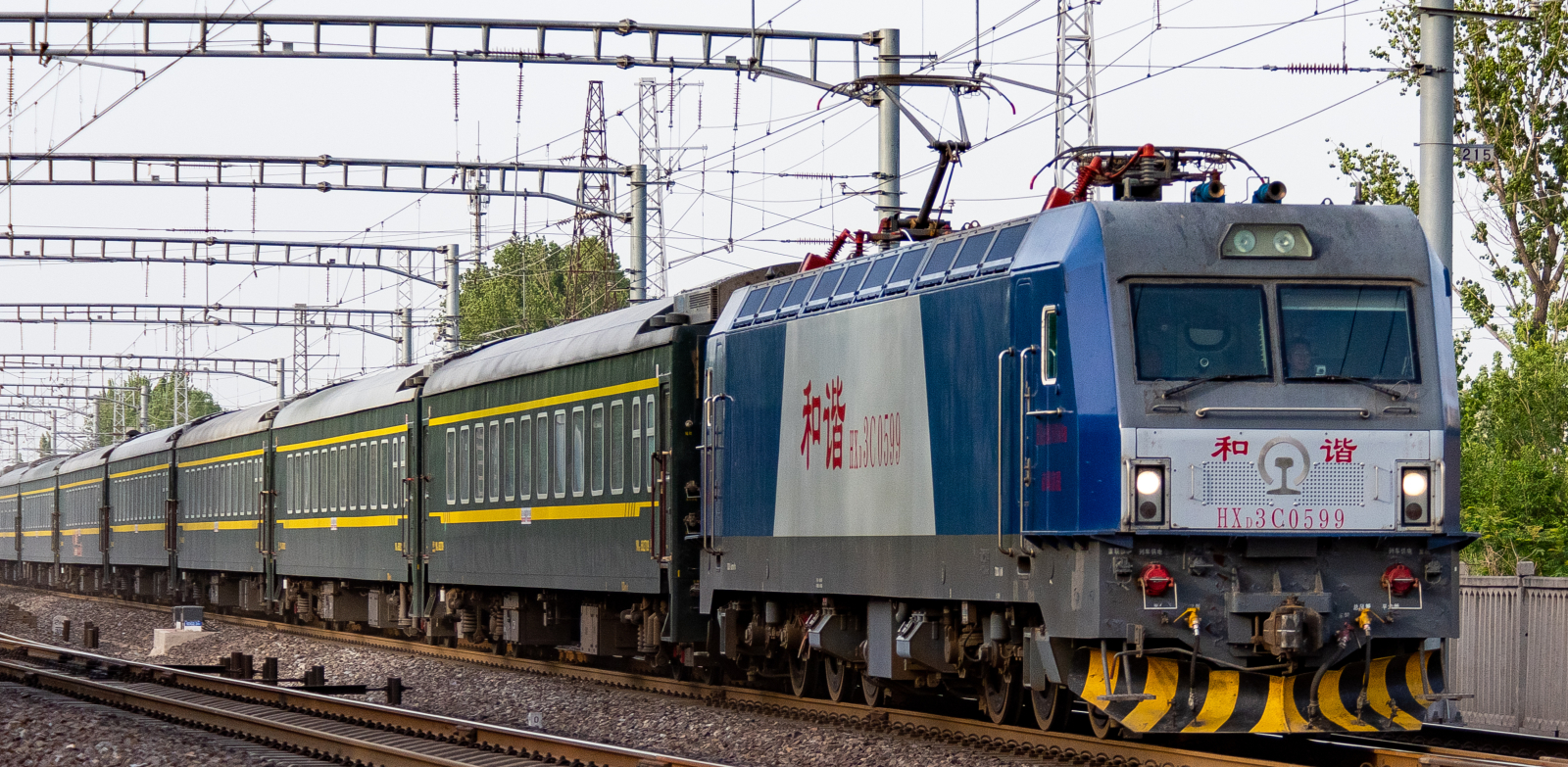 HXD3C 0599 in May 2021 at Changyangcun