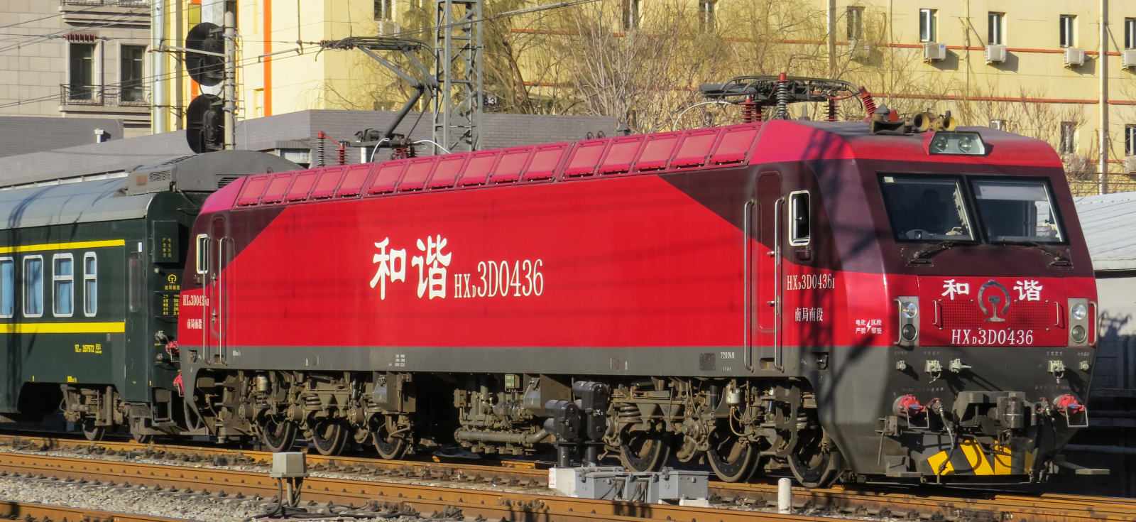 HXD3 0436 in March 2017 in Guangnan