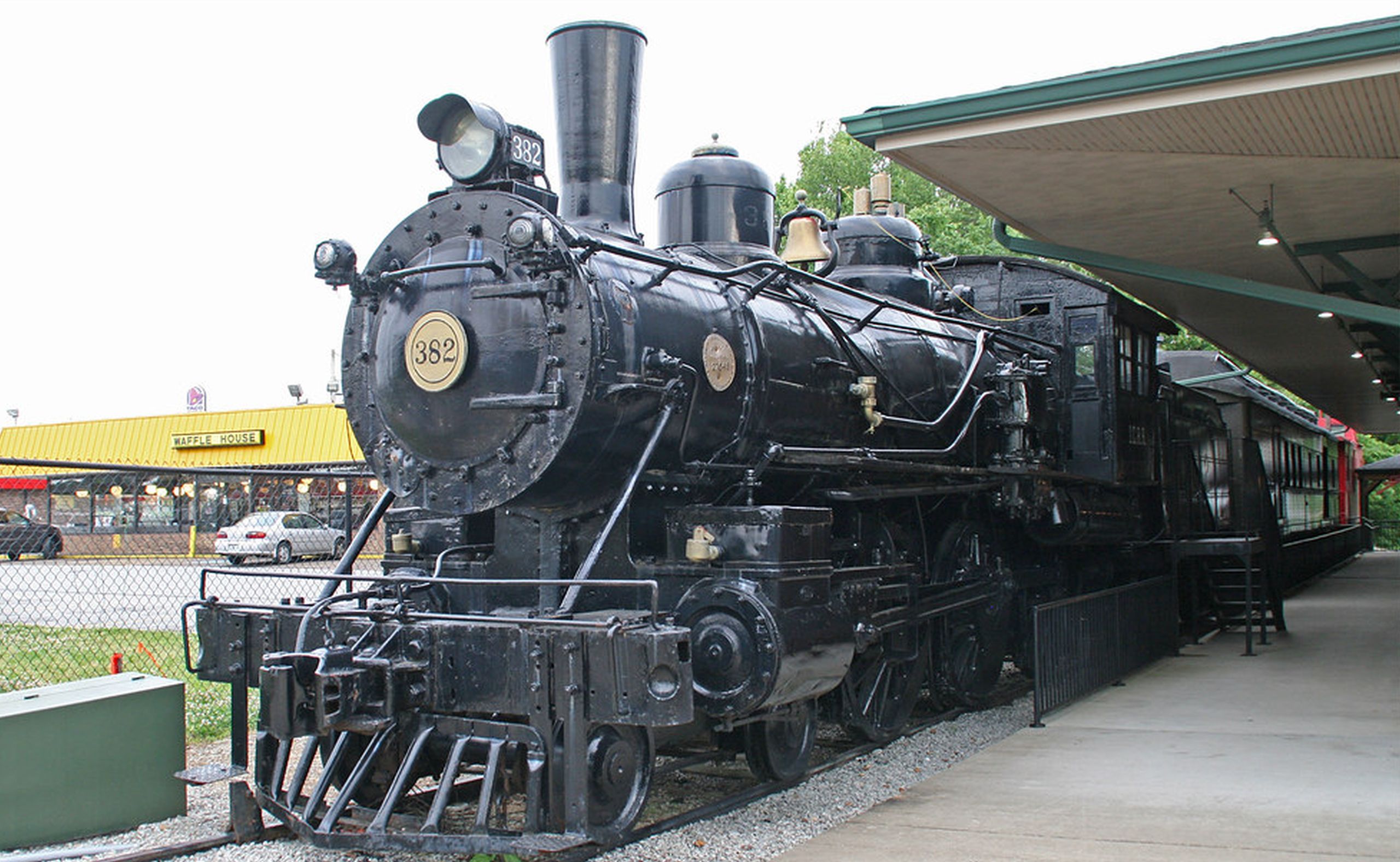 G-1 No. 99 standing in as ICRR No. 382 in the Casey Jones Museum