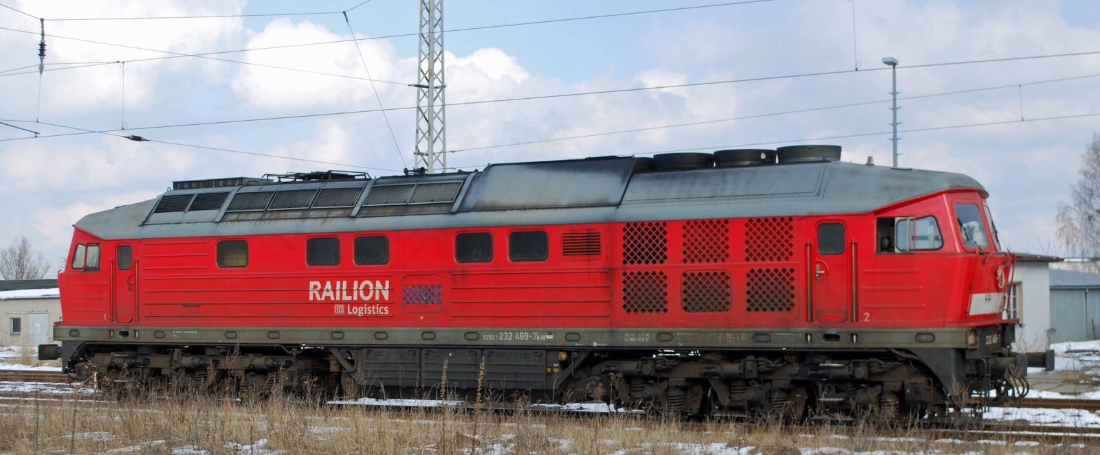 232 469 in Railion livery in March 2013