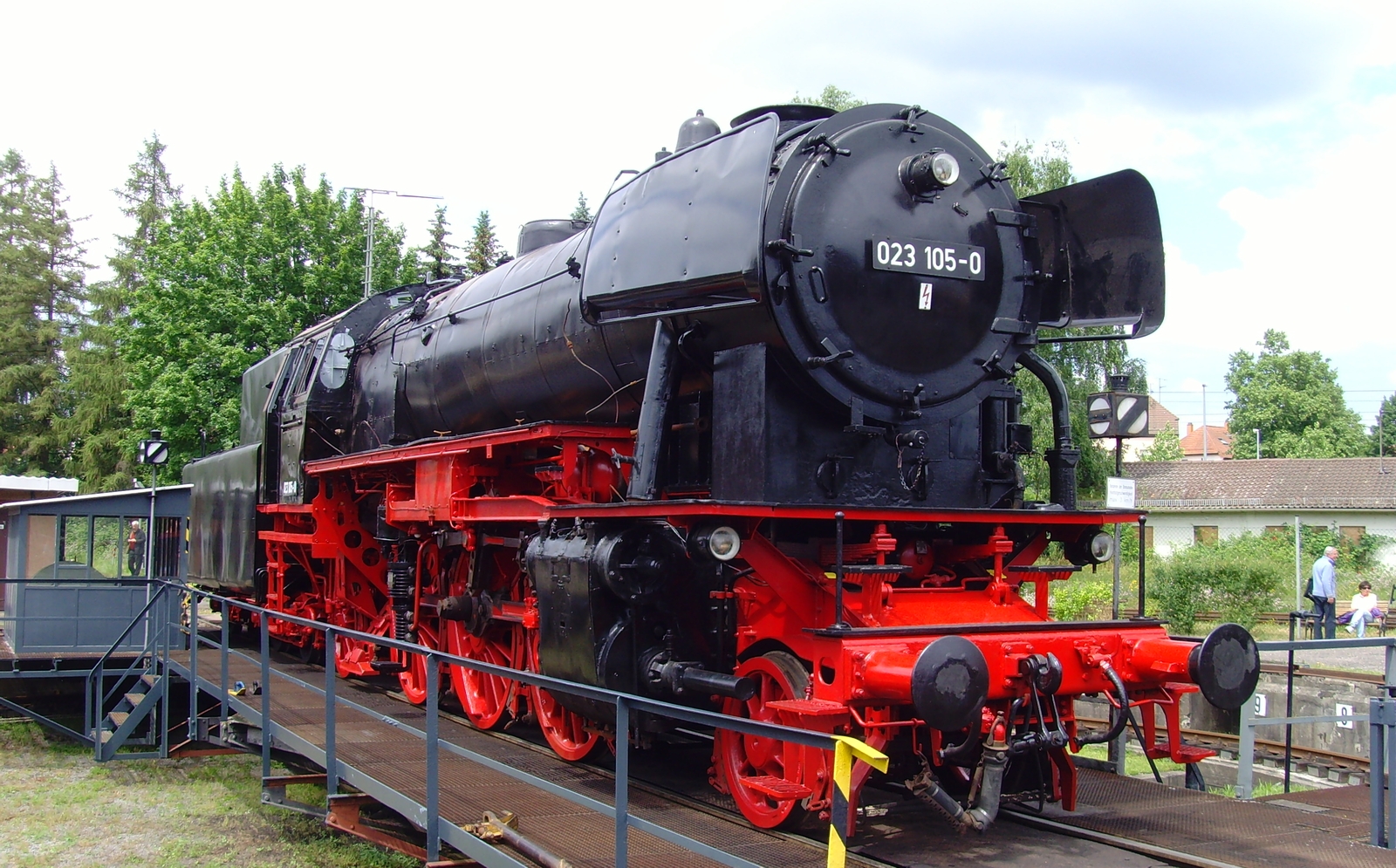 The class 23 was one of the few new-built steam locomotives on the Bundesbahn