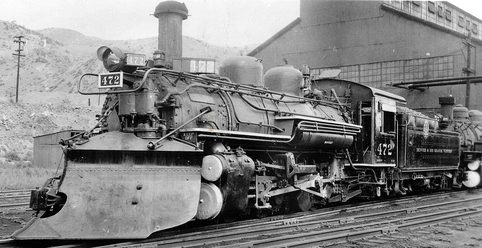 No. 472 in July 1938 in Salida, Colorado