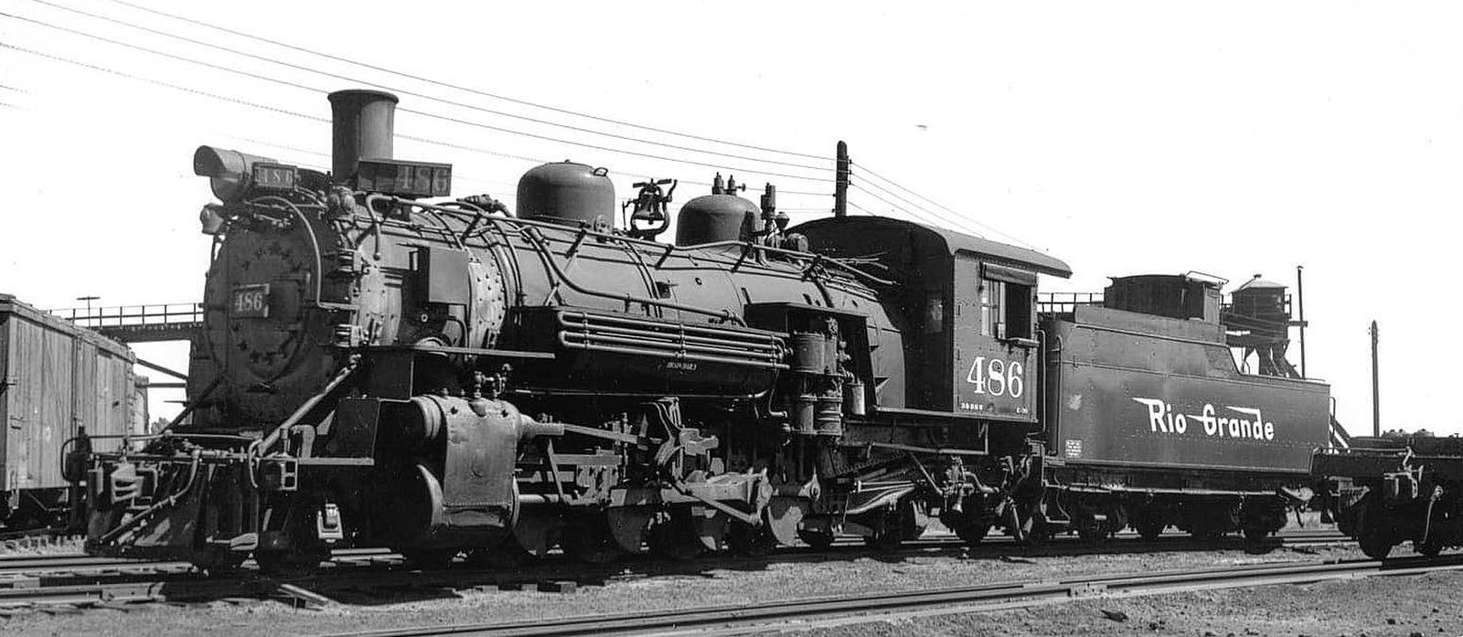 No. 486 in June 1947 in Alamosa, Colorado