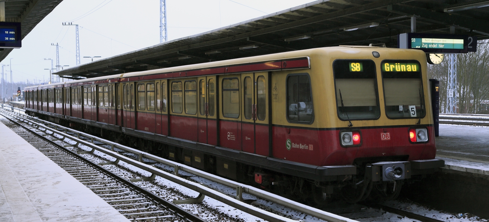 Vehicle in use on the S8 of the Berlin S-Bahn