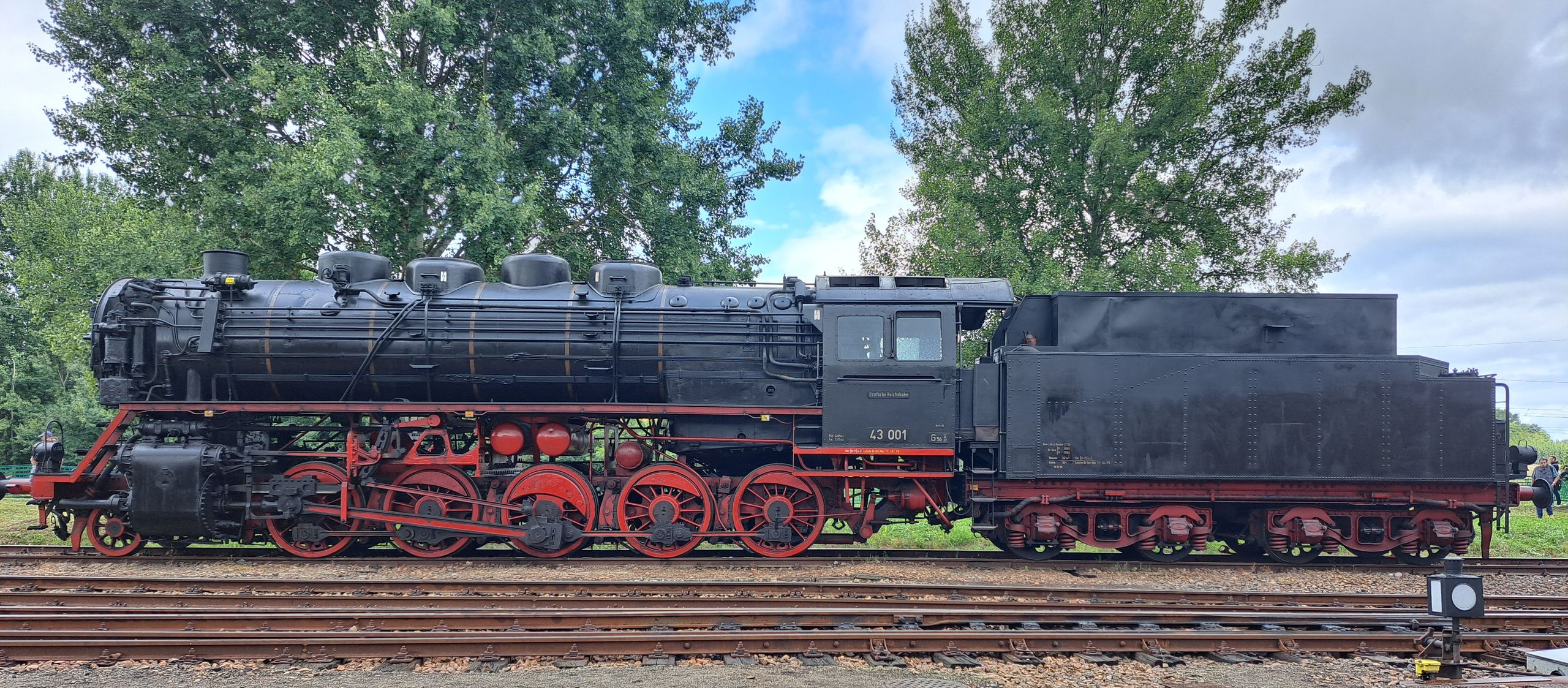 43 001 in the Saxon Railway Museum, Chemnitz Hilbersdorf