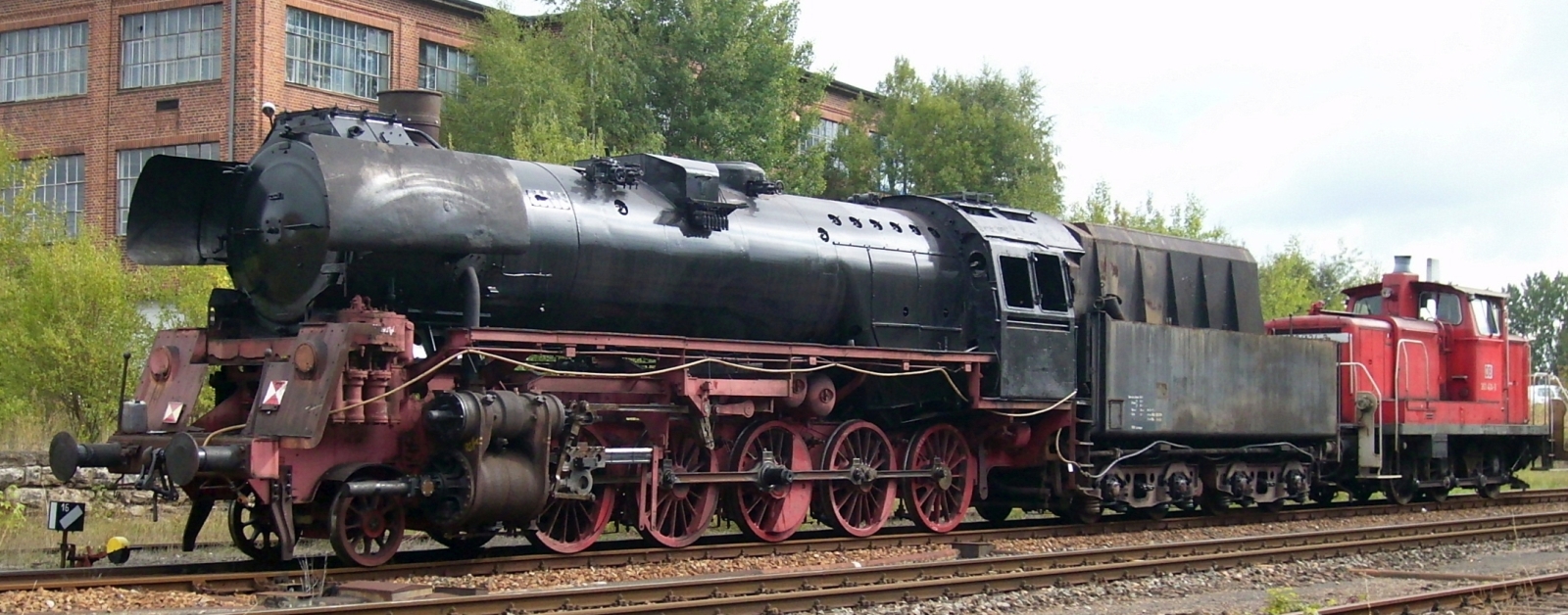 Partially disassembled 50 4073 in December 2018 in Immelborn