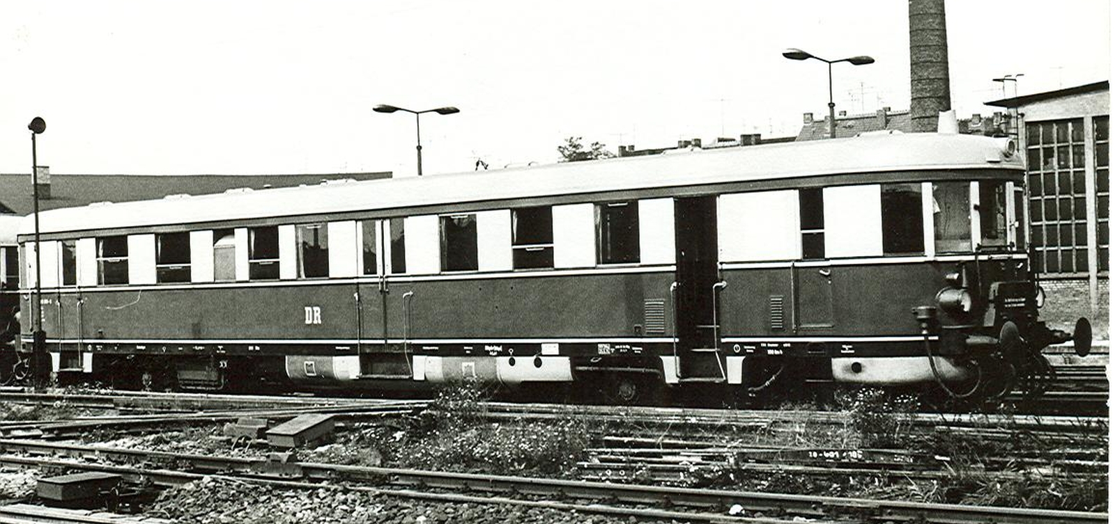A railcar with an Essen floor plan in 1975 in Berlin