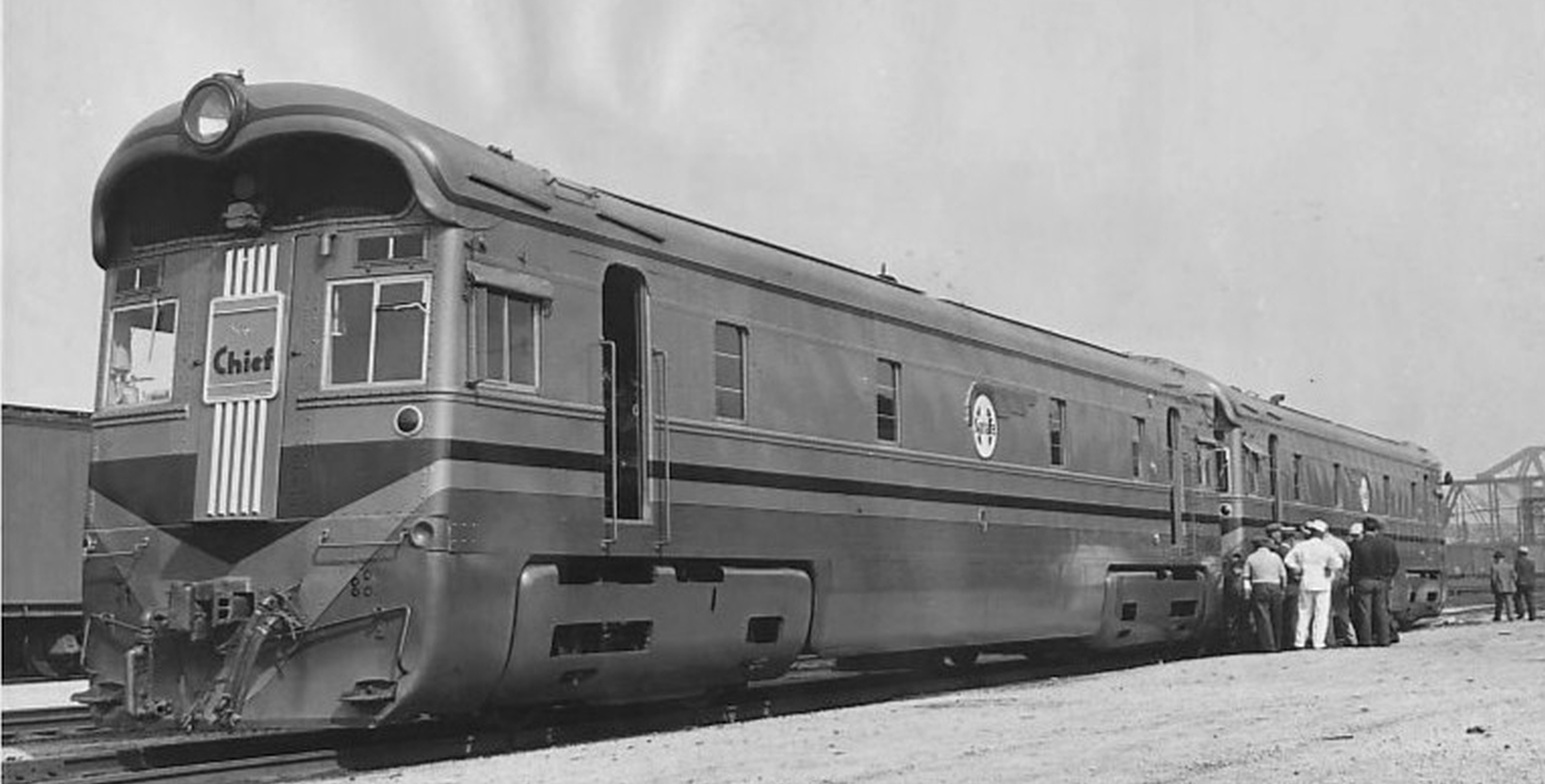 The two locomotives of the ATSF
