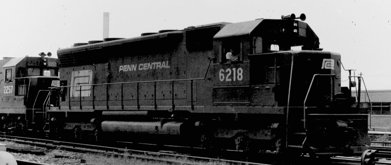 Penn Central SD45 in 1970 in Pittsburgh, Pennsylvania