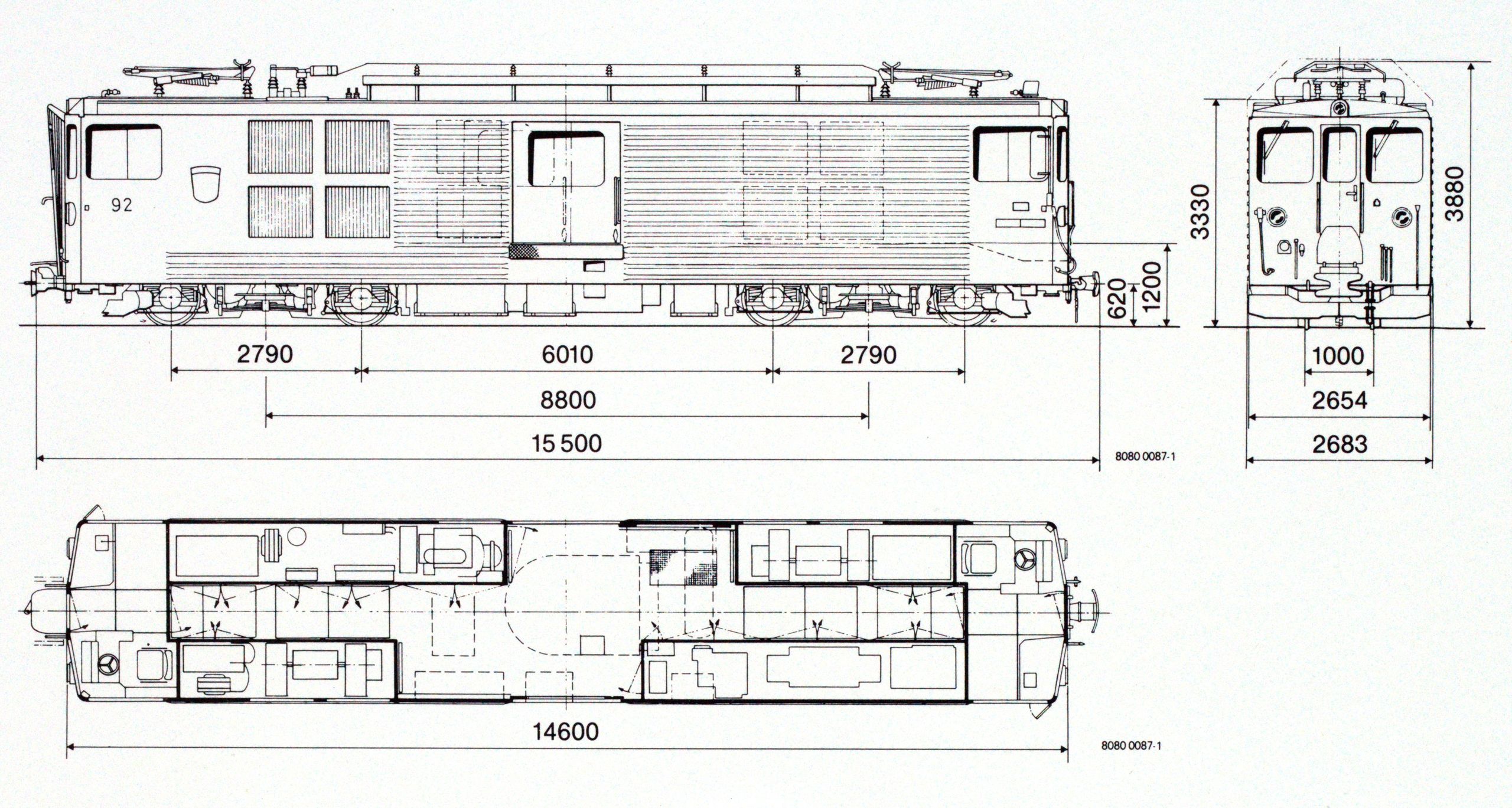 Schematic drawing and floor plan