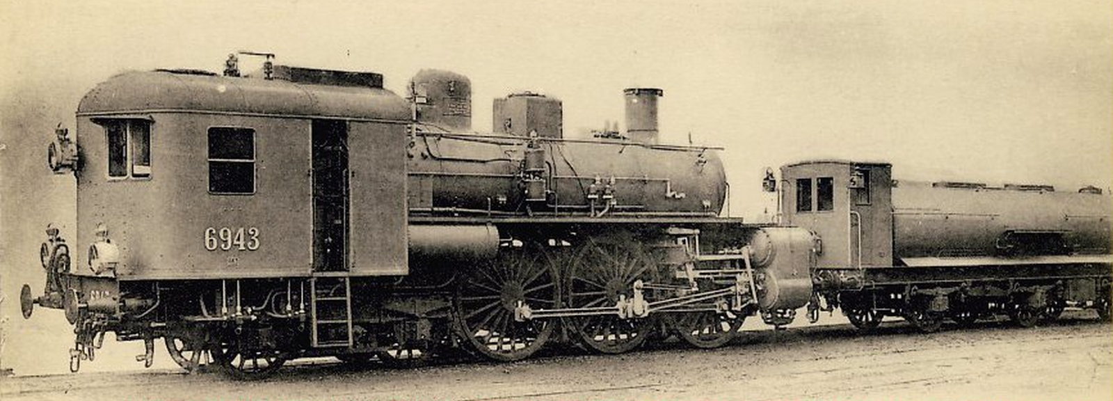 No. 6943 on an old postcard