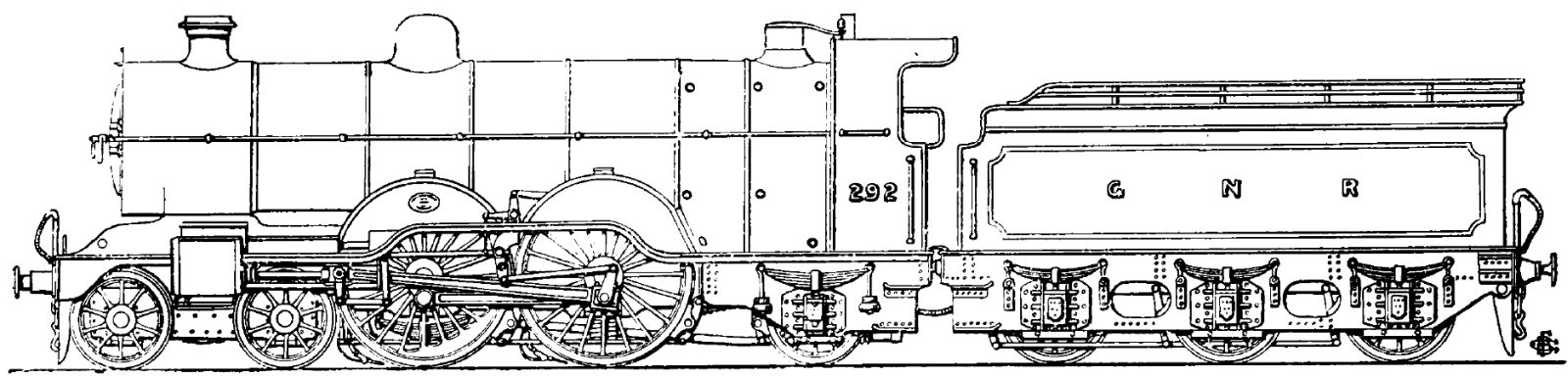 Schematical drawing of No. 292