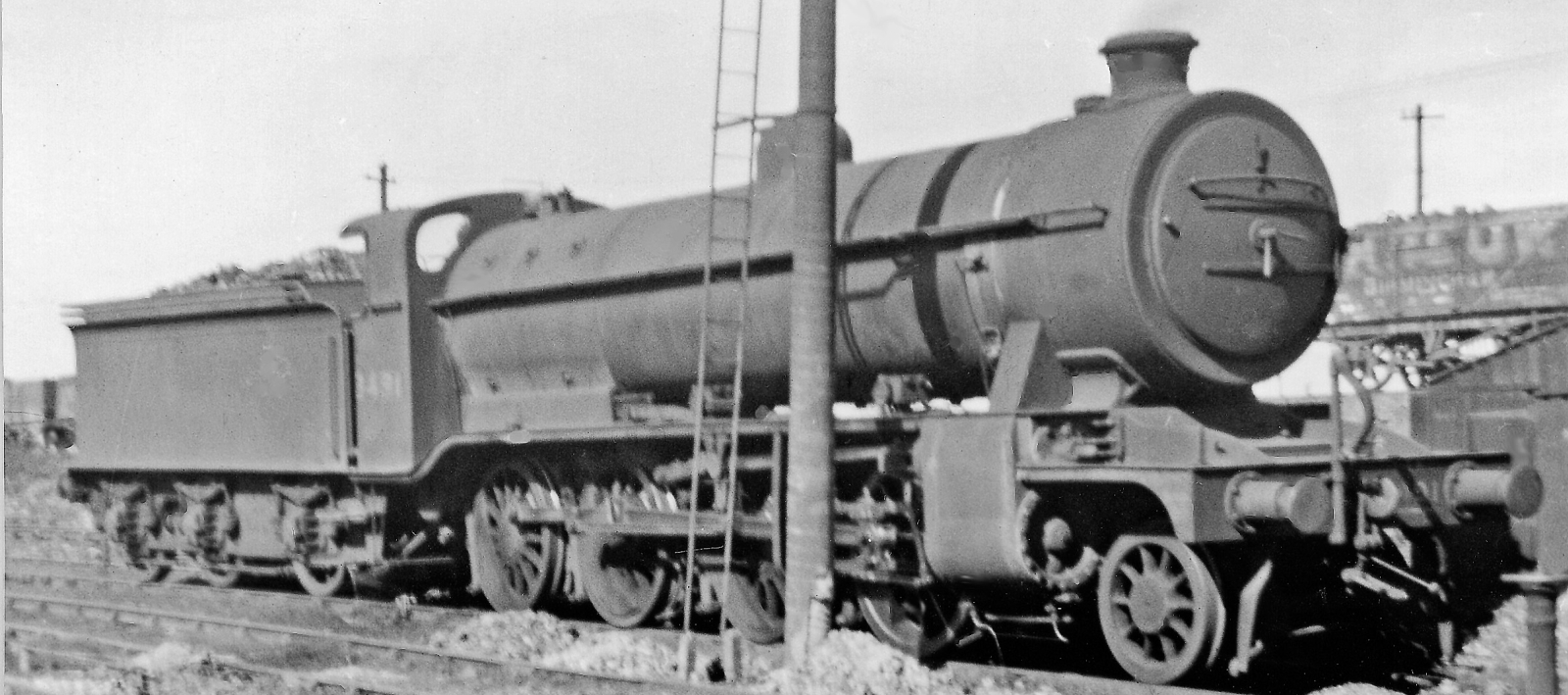 LNER O3 No. 3491 in 1947 at Immingham Depot