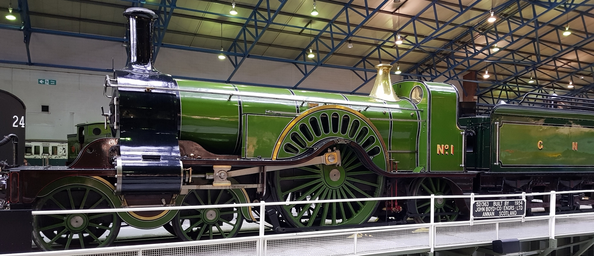 GNR Stirling Single at the National Railway Museum, York