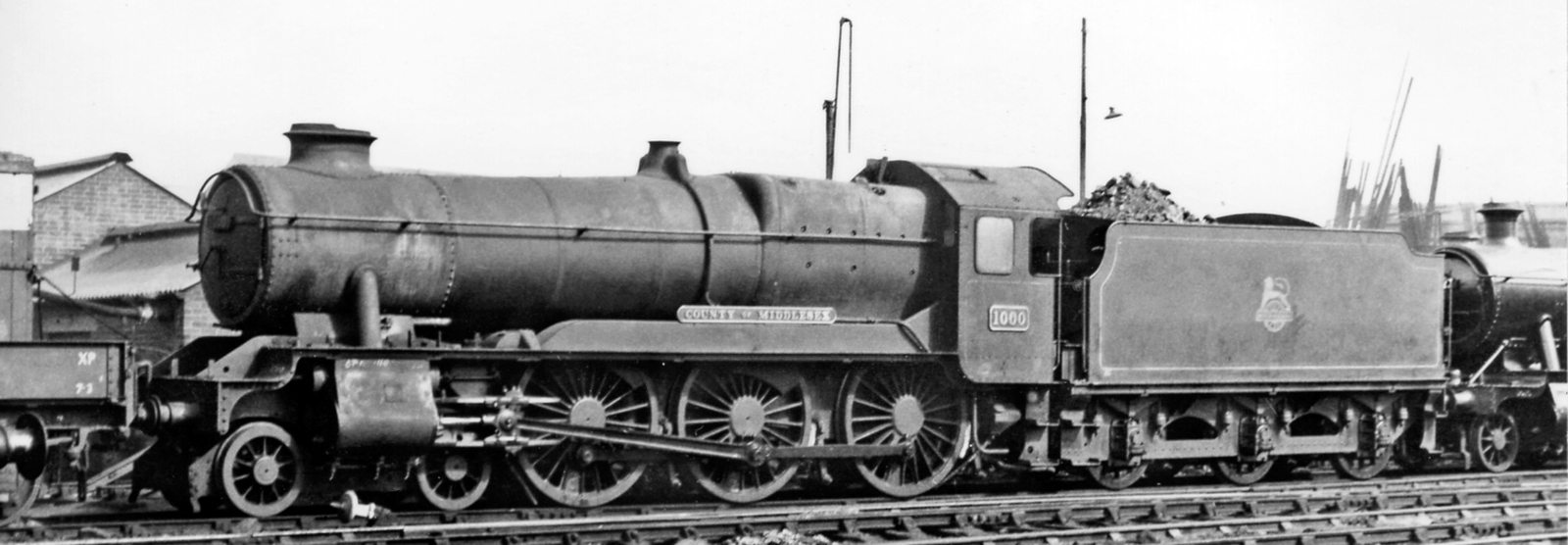 No. 1000 “County of Middlesex” in August 1958 at Bristol Depot