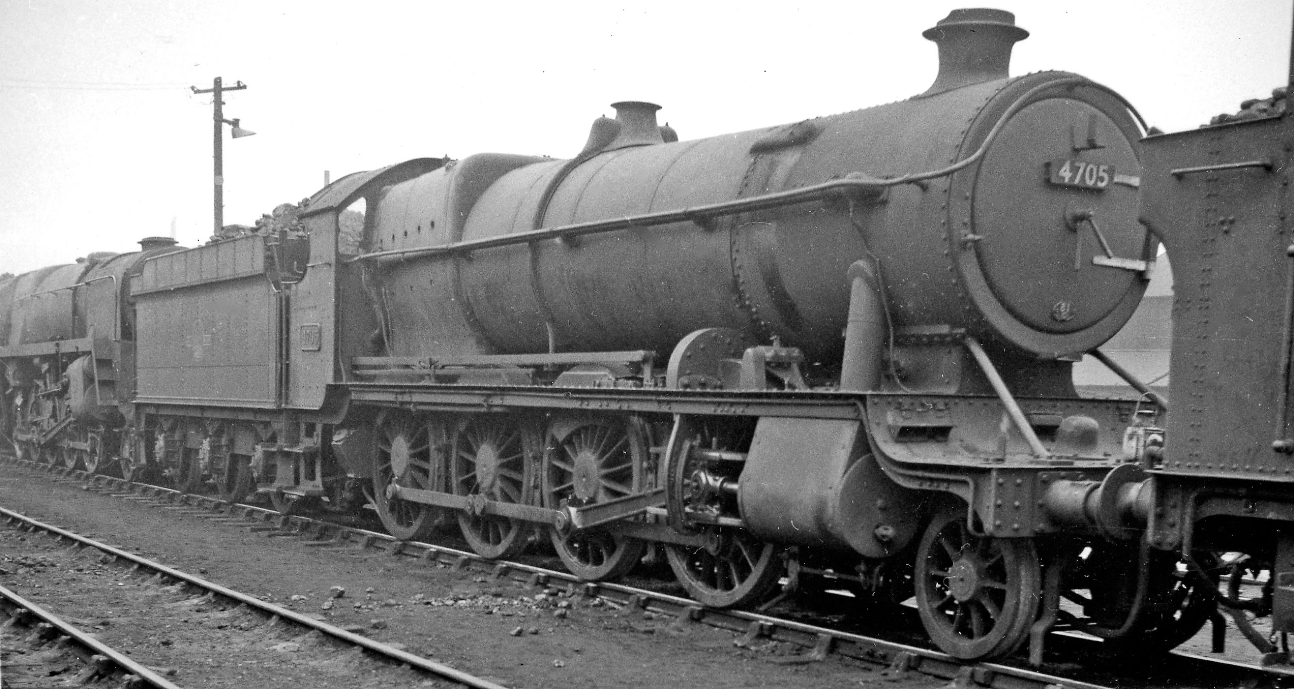 No. 4705 in November 1962 at Southall Locomotive Depot