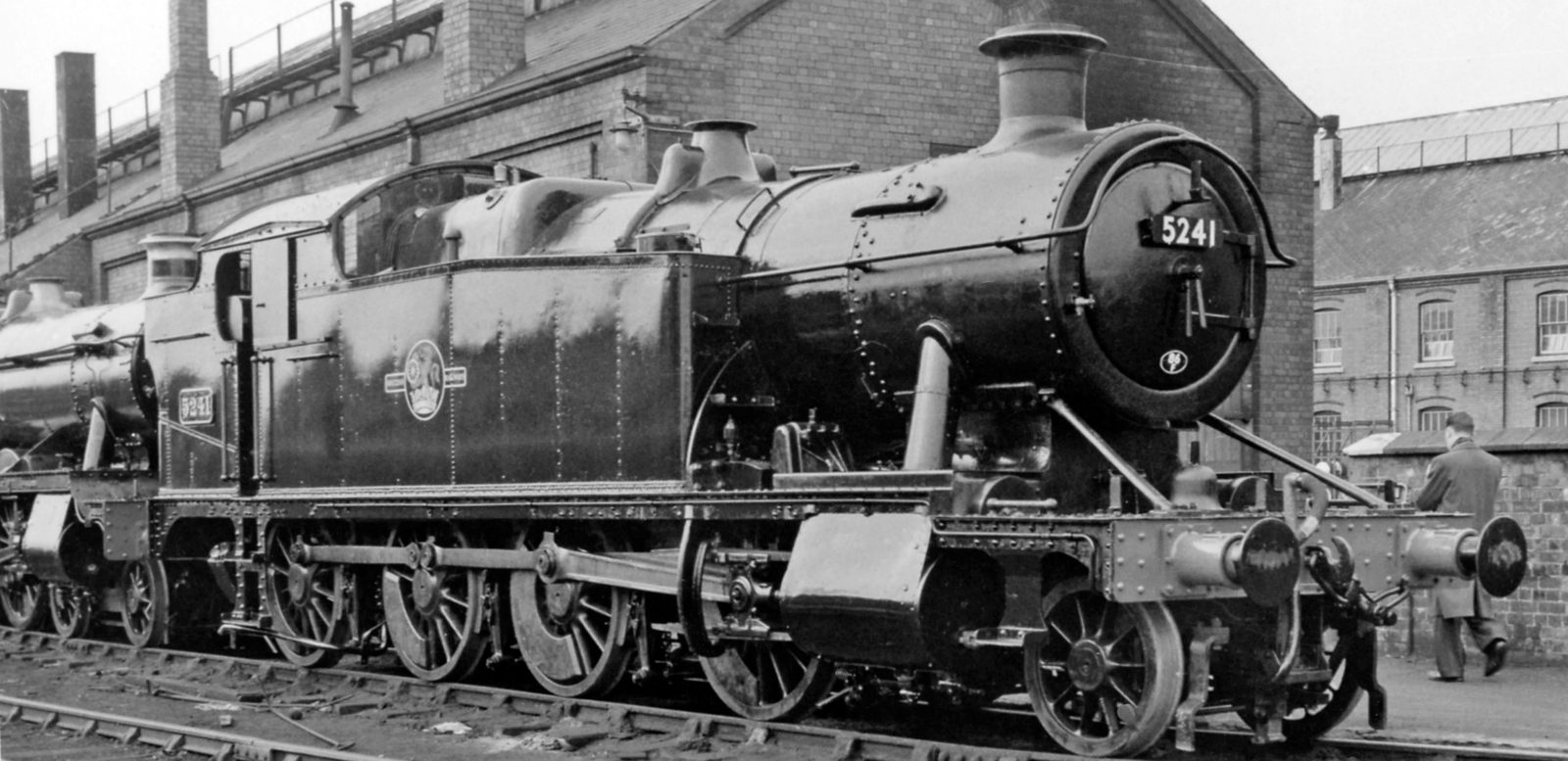 No. 5241 in February 1962 at the Swindon works