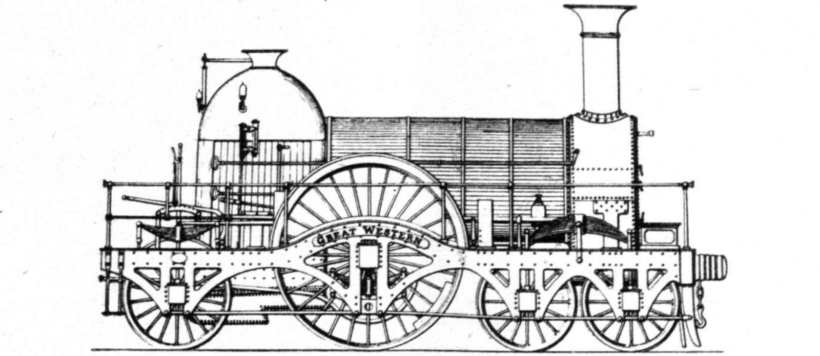 “Great Western” with fixed leading axles