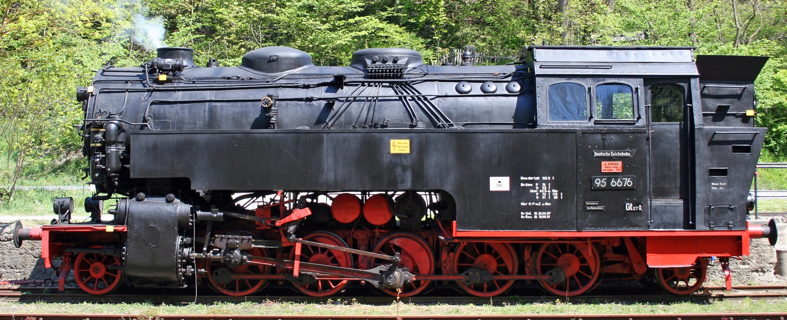 95 6676, the former “Mammut” in April 2011 in Rübeland