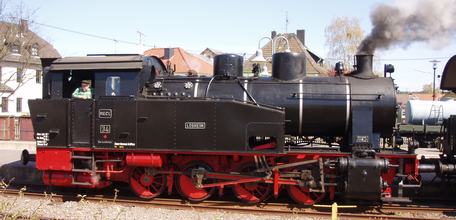 Former “Saarberg 34” of the Losheim Museum Railway Club in April 2007