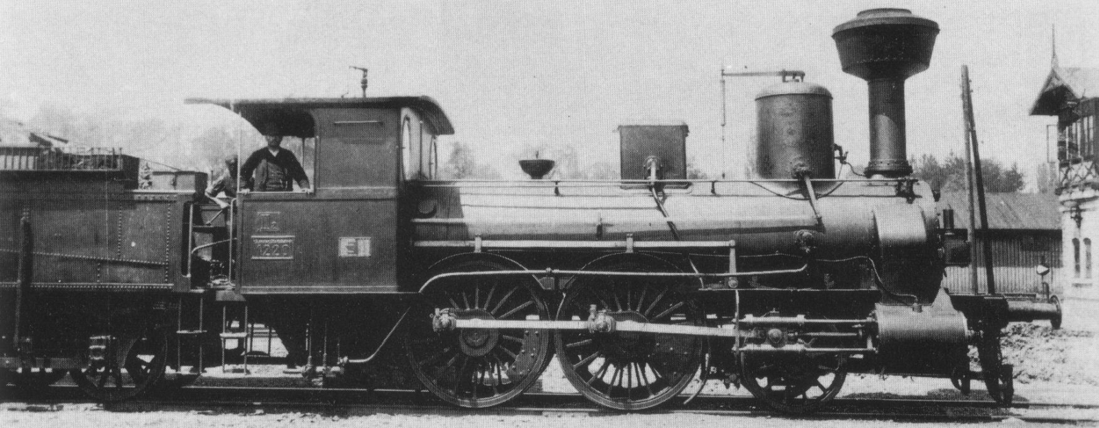 KEB I as kkStB 12.20 with driver's cab and Kobel chimney