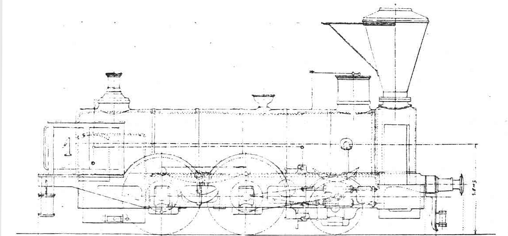 Schematic drawing of the Series I as delivered