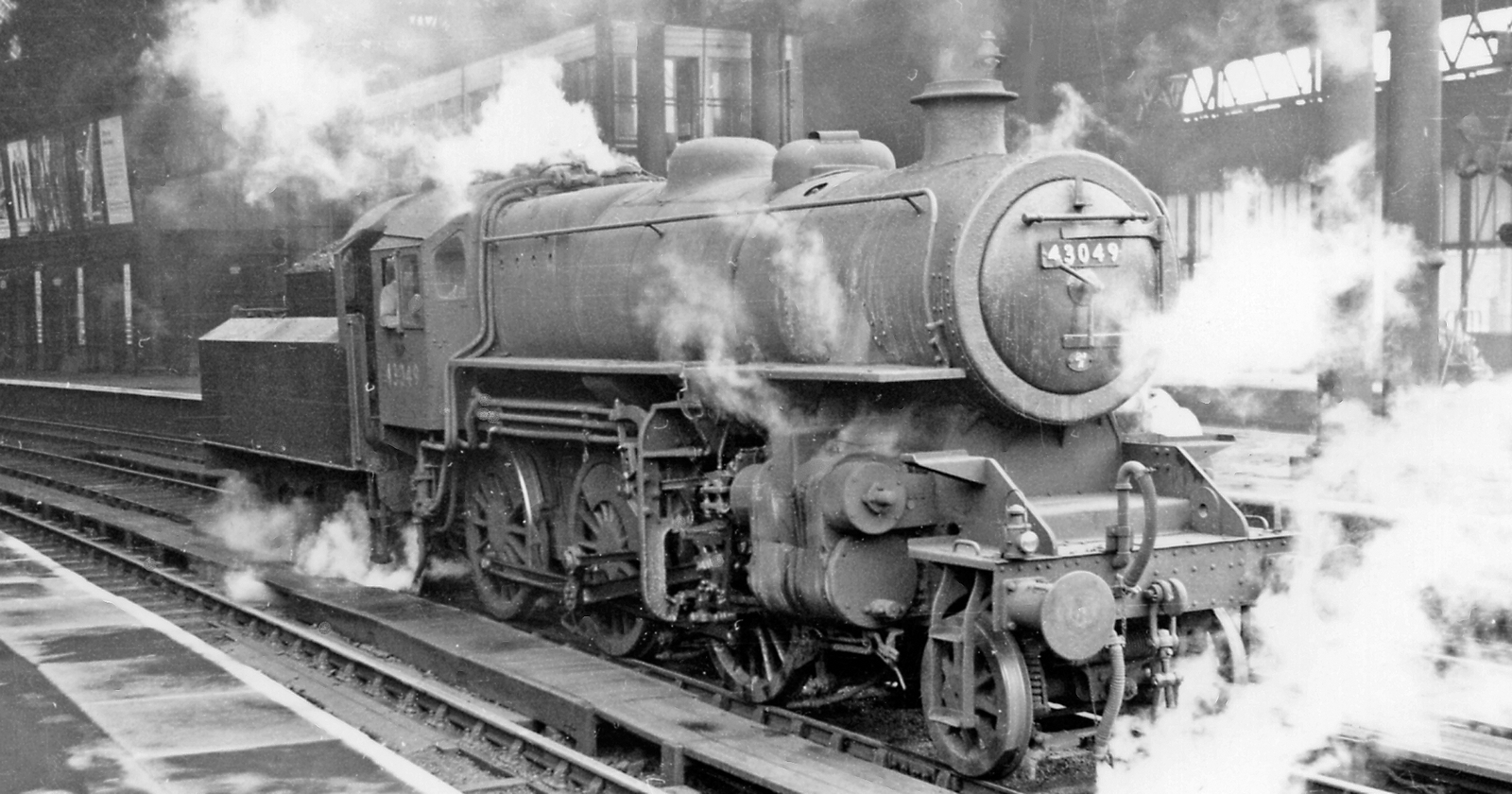 No. 43049 in October 1959 at Birmingham New Street station