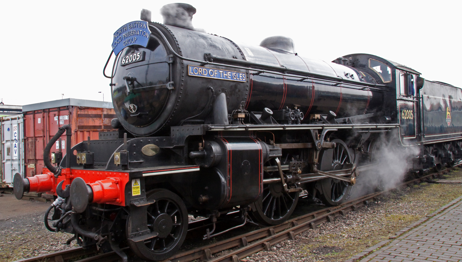 No. 62005 “Lord of the Isles” in Tyseley in April 2009