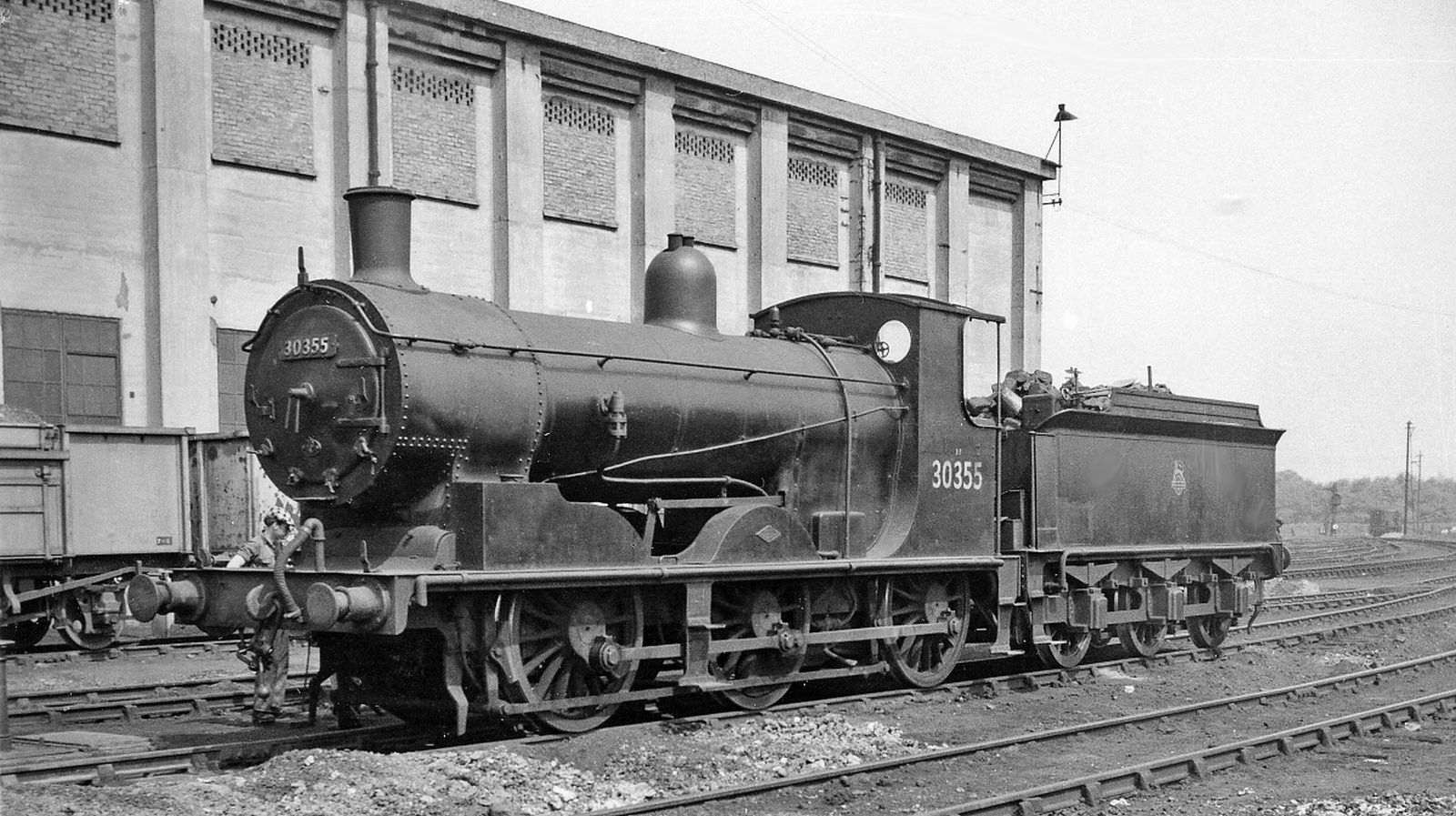 British Railways No. 30355 in May 1959 at Feltham depot