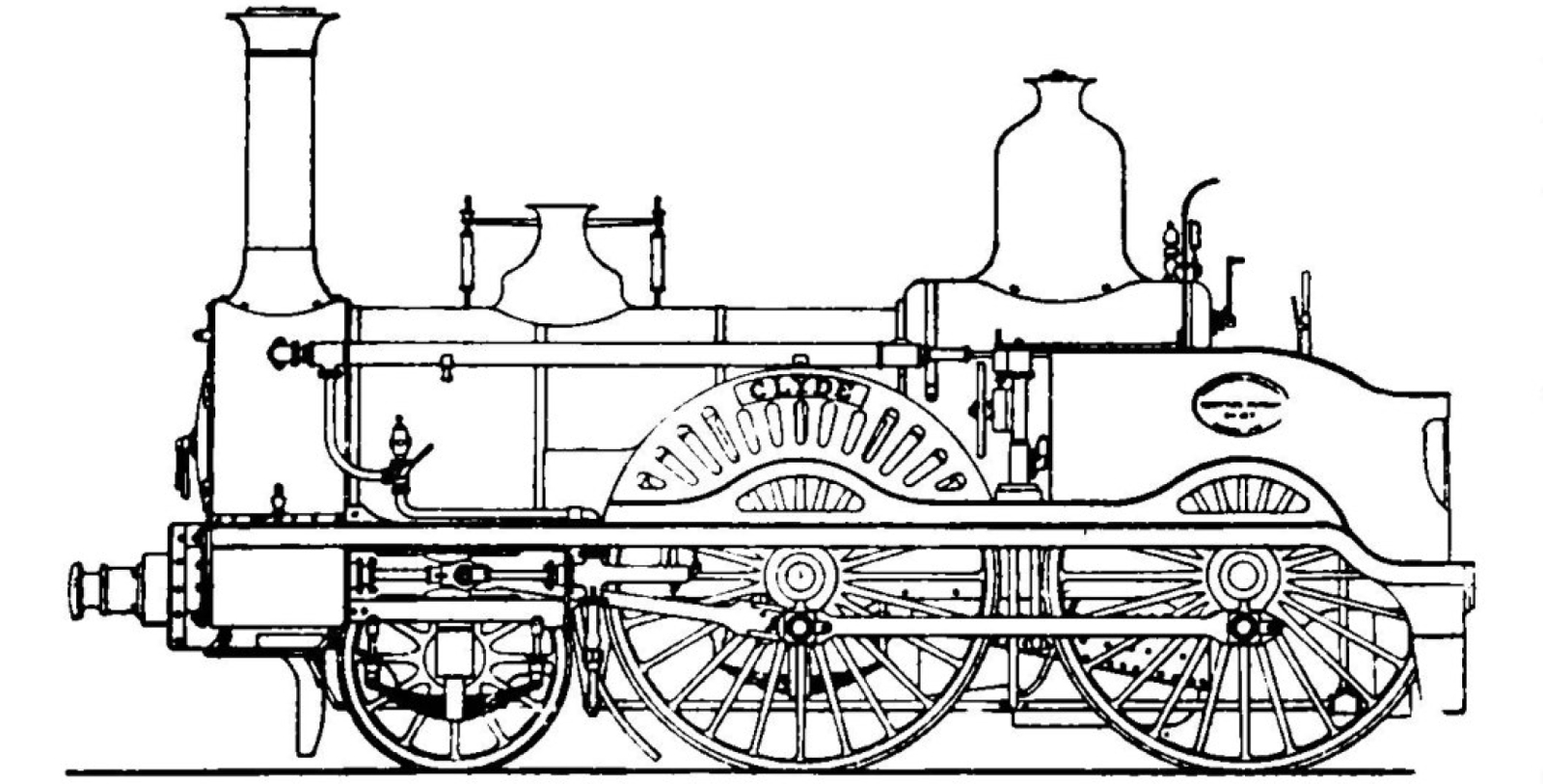 Schematic drawing of No. 157 “Clyde”
