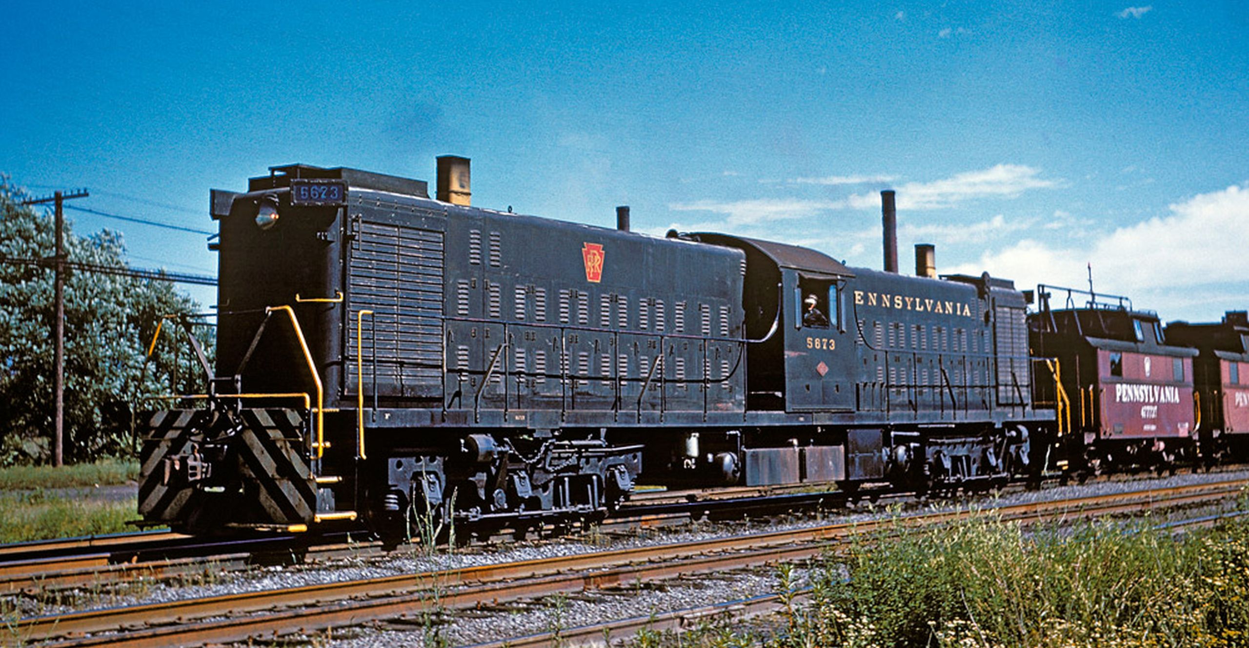 PRR No. 5673 at Columbus, Ohio in 1959